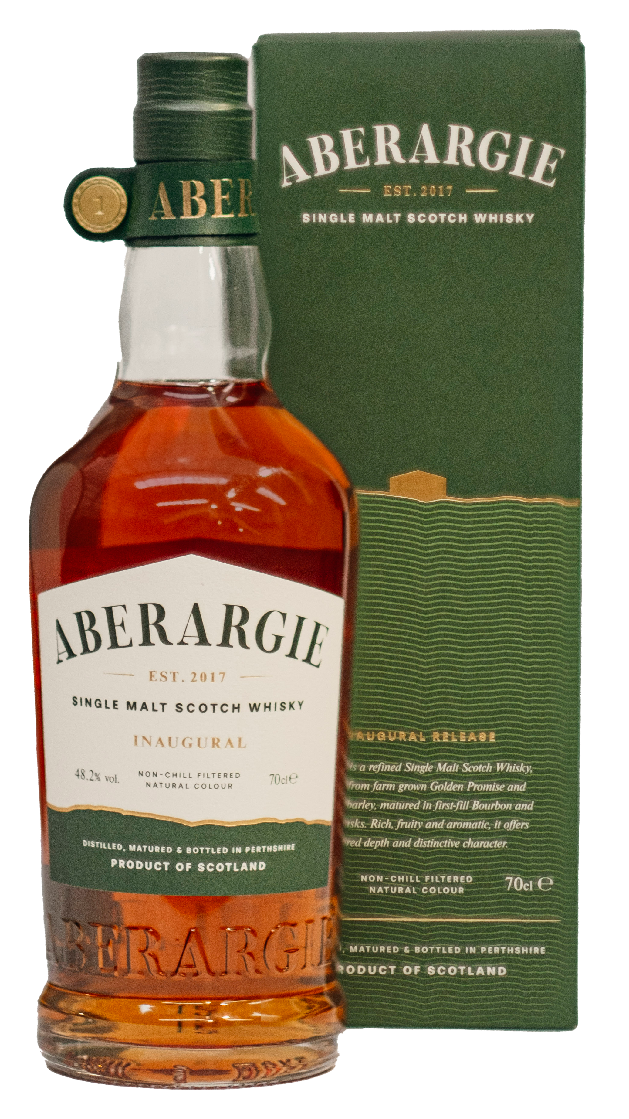 Aberargie Inaugural single malt whisky 70cl 48,2% sherry