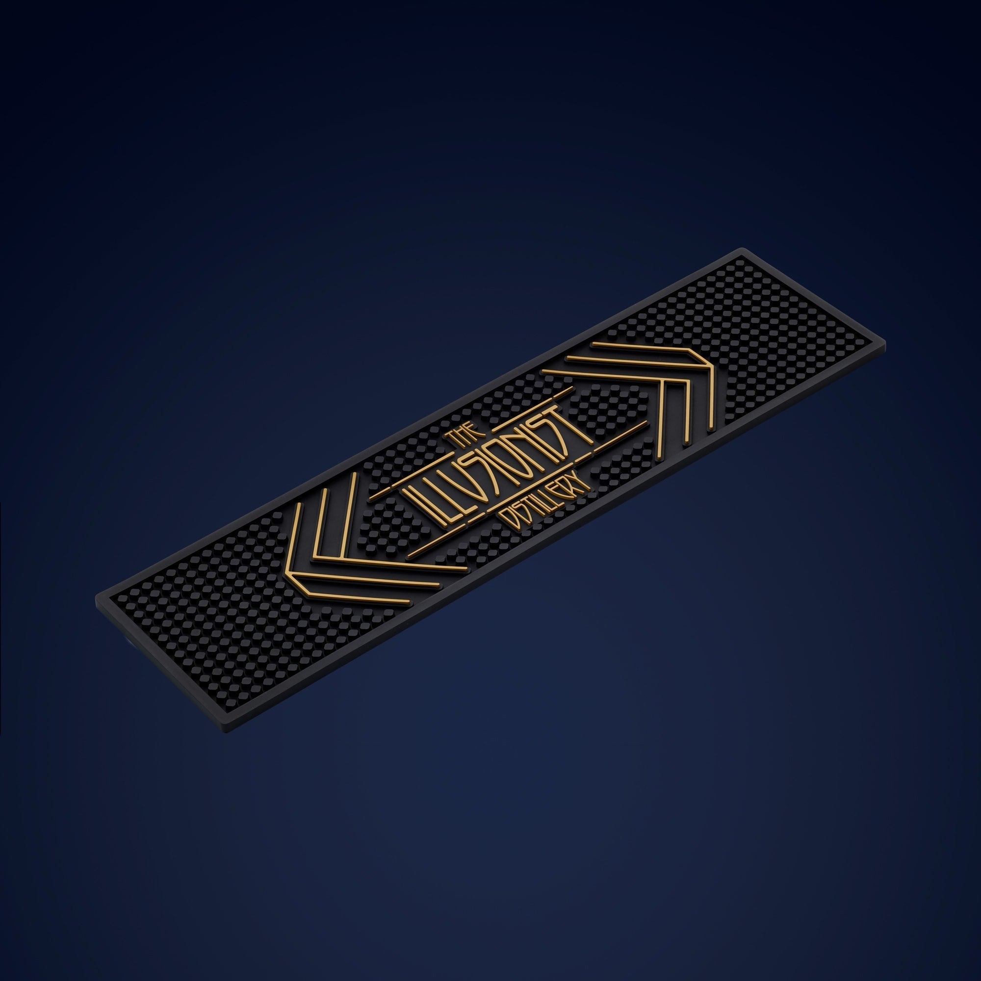 The Illusionist Bar Mat tappetino bar 55x15 cm nero antiscivolo