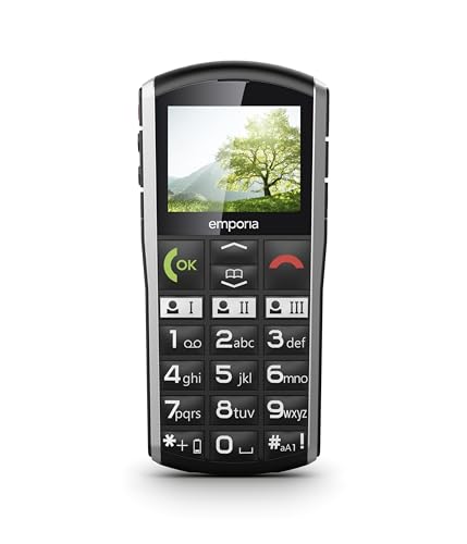 Emporia Simplicity LTE telefono con tasti nero tasti grandi SOS