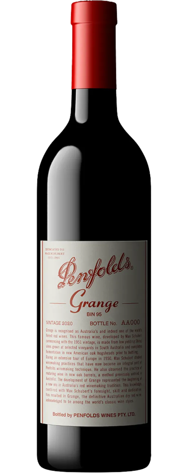 Penfolds Grange Bin 95 2020 Vino Rosso 75cl Shiraz
