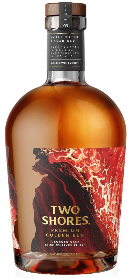 Two Shores Oloroso Cask Finish rum Panama Irlanda bottiglia