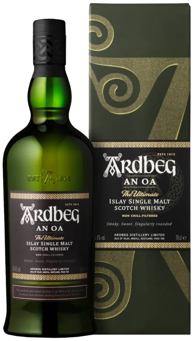 Ardbeg An Oa whisky scozzese torbato Islay affumicato