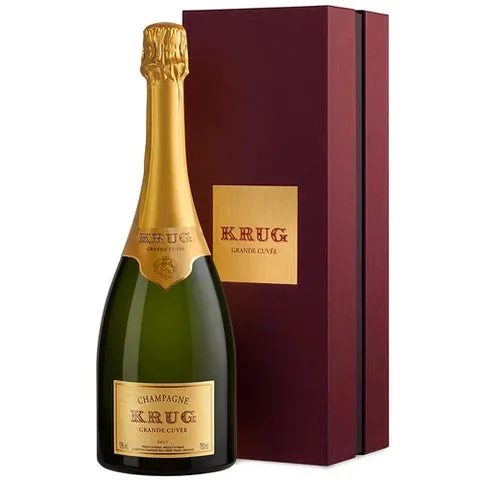 Krug Grande Cuvée Champagne bottiglia brindisi elegante