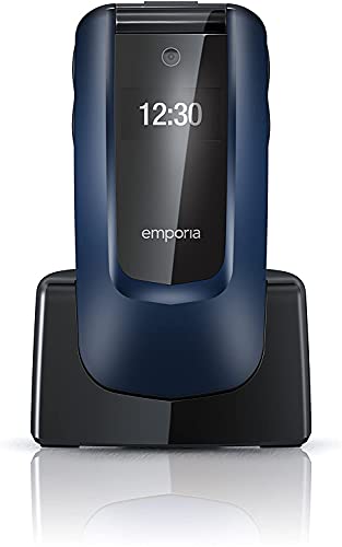 Emporia Comfort telefono conchiglia anziani blu tasti grandi