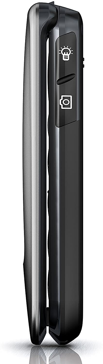 Emporia Comfort telefono conchiglia anziani grigio tasti grandi