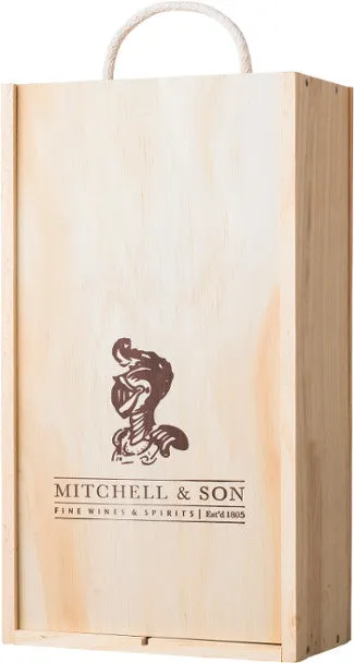 Mitchell & Son Box 2 bottiglie scatola legno vino da regalo