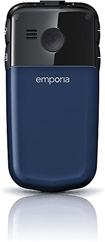 Emporia Comfort telefono conchiglia anziani blu tasti grandi