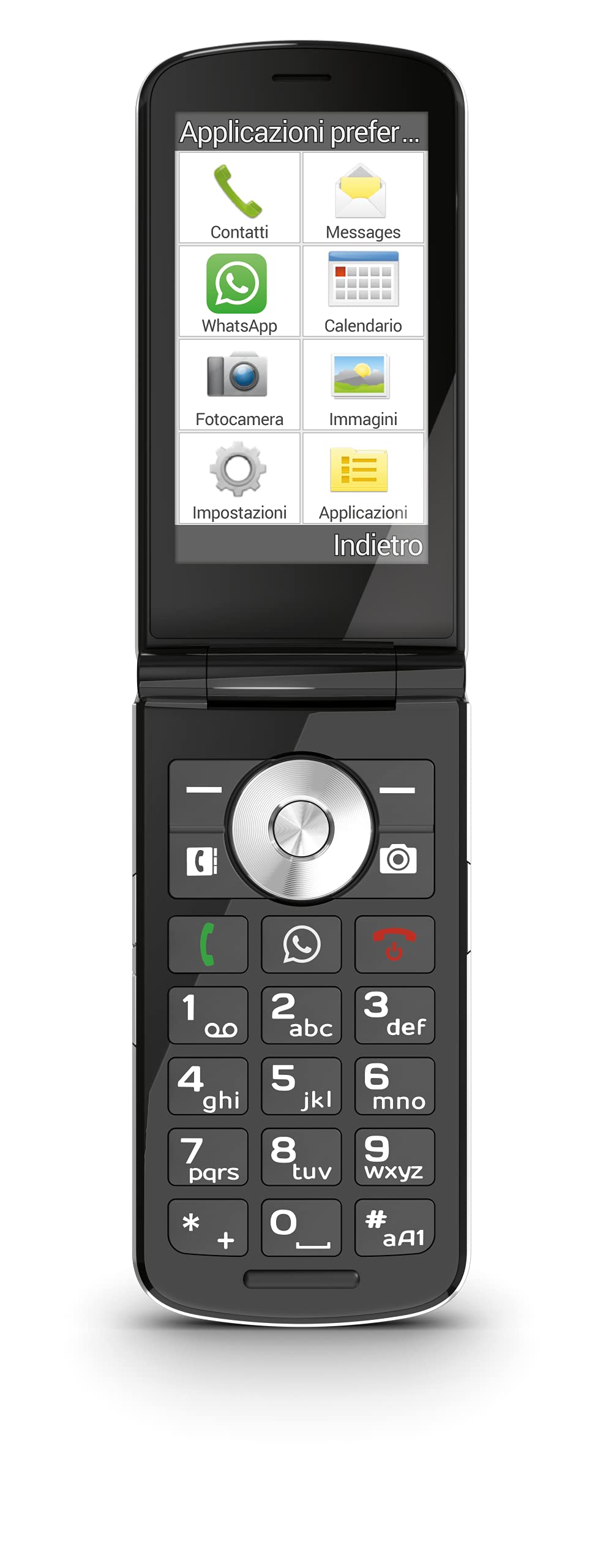 Emporia TOUCHsmart Smartphone per Anziani Nero 4G WhatsApp SOS