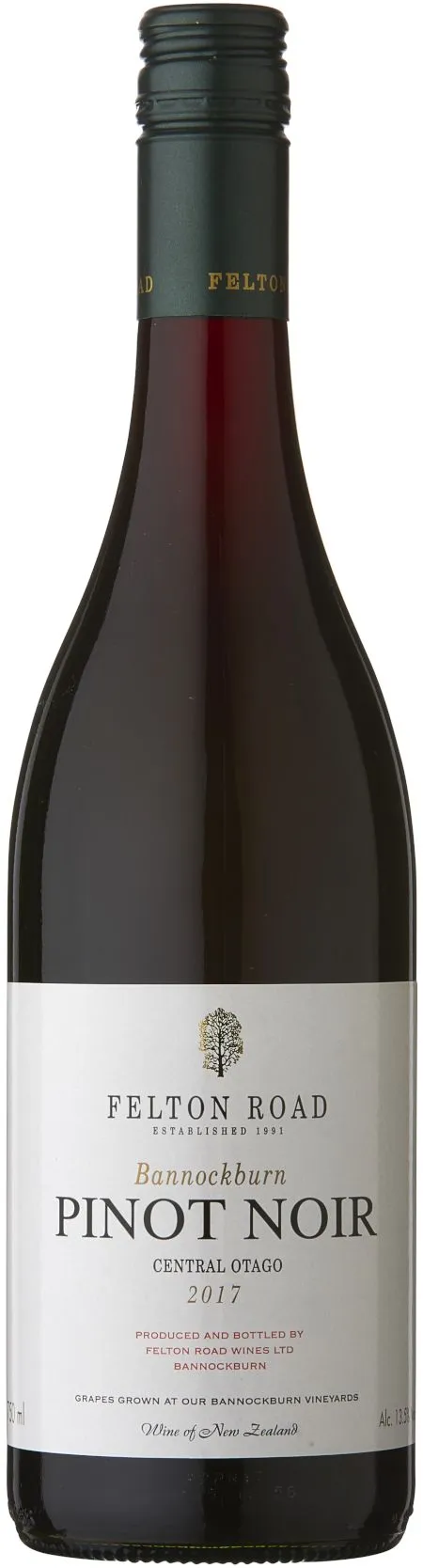 Felton Road Bannockburn Pinot Noir vino rosso vegano