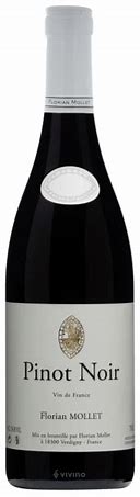 Florian Mollet Pinot Noir Vino Rosso 75cl Vegano