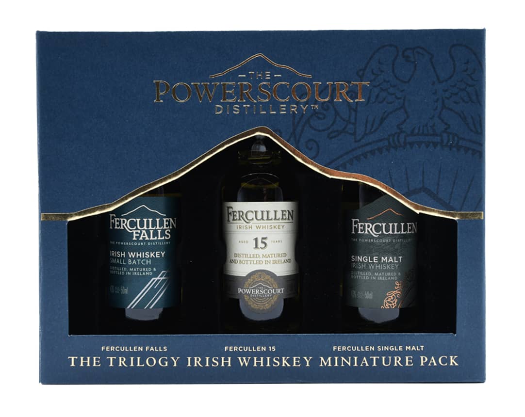 Powerscourt Fercullen Trilogy Whiskey Mignon 3x5cl