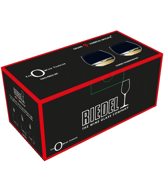 Riedel O Series Chardonnay Calici Vetro Box 2 pezzi