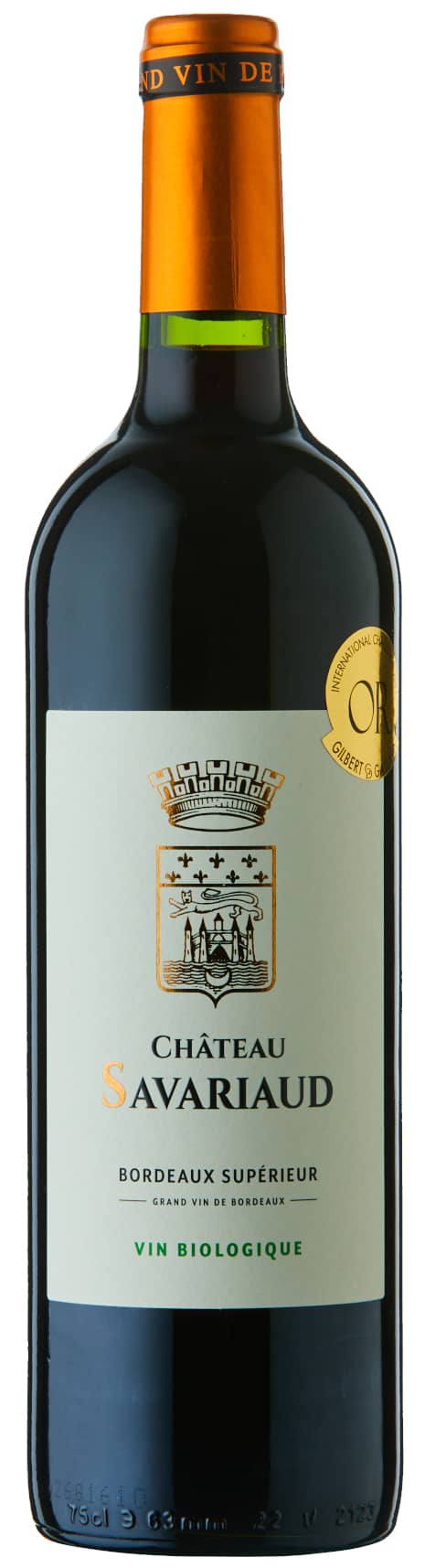 Chateau Savariaud 2020 Vino Rosso Bordeaux Bio More Prugne