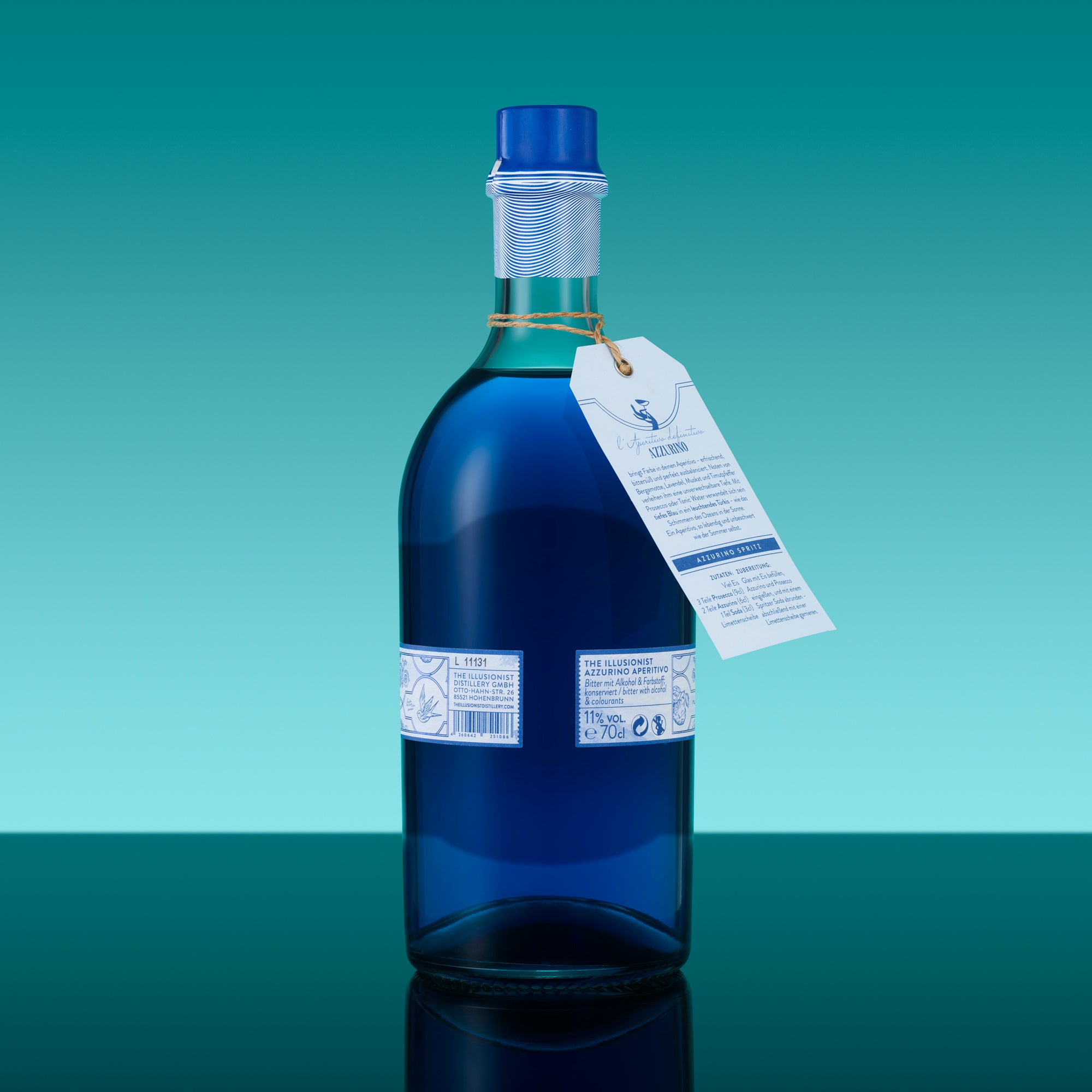 The Illusionist Azzurino aperitivo 6x700 ml 11% bergamotto