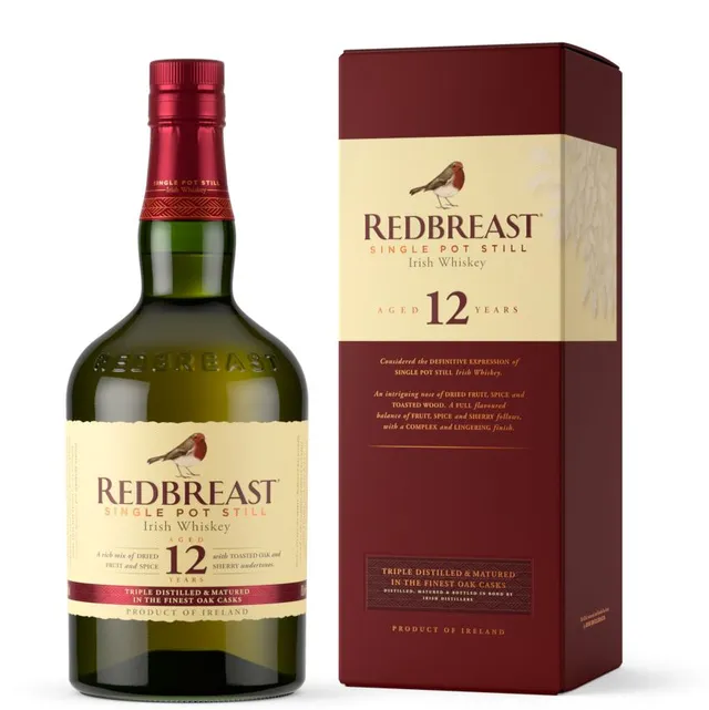 Redbreast 12 Anni Single Pot Still Whiskey Irlandese Sherry