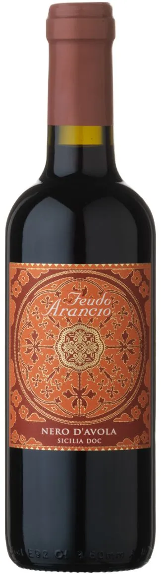 Feudo Arancio Nero d'Avola vino rosso mezza bottiglia ciliegia