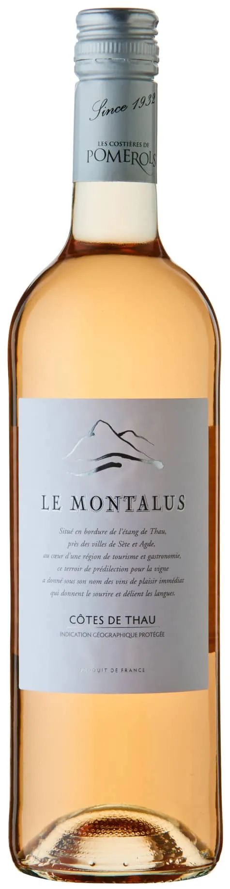 Le Montalus Rosé vino rosato Francia vegano fresco