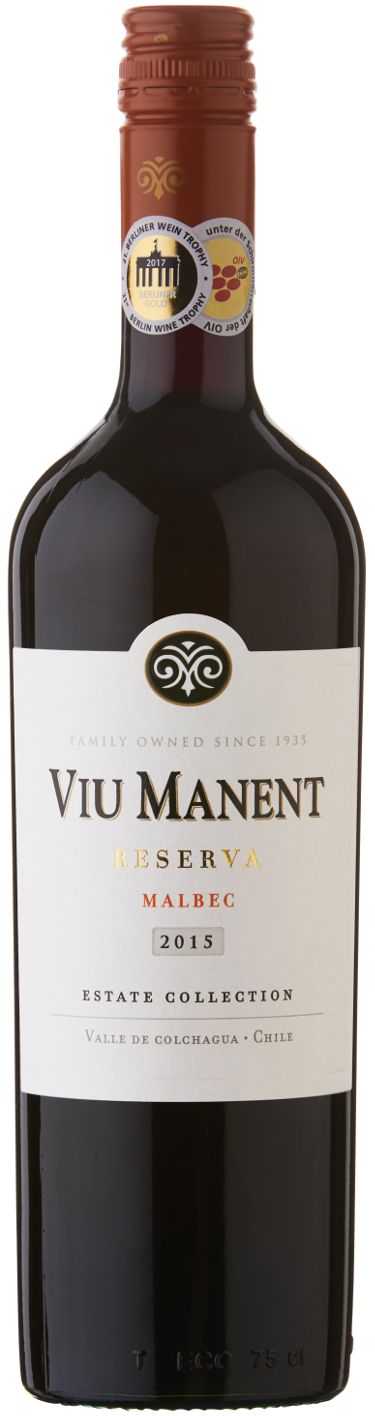 Viu Manent Estate Reserva Malbec Vino Rosso Morbido