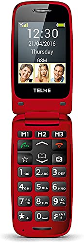 Emporia Telme X200 Telefono conchiglia rosso 2.4" SOS