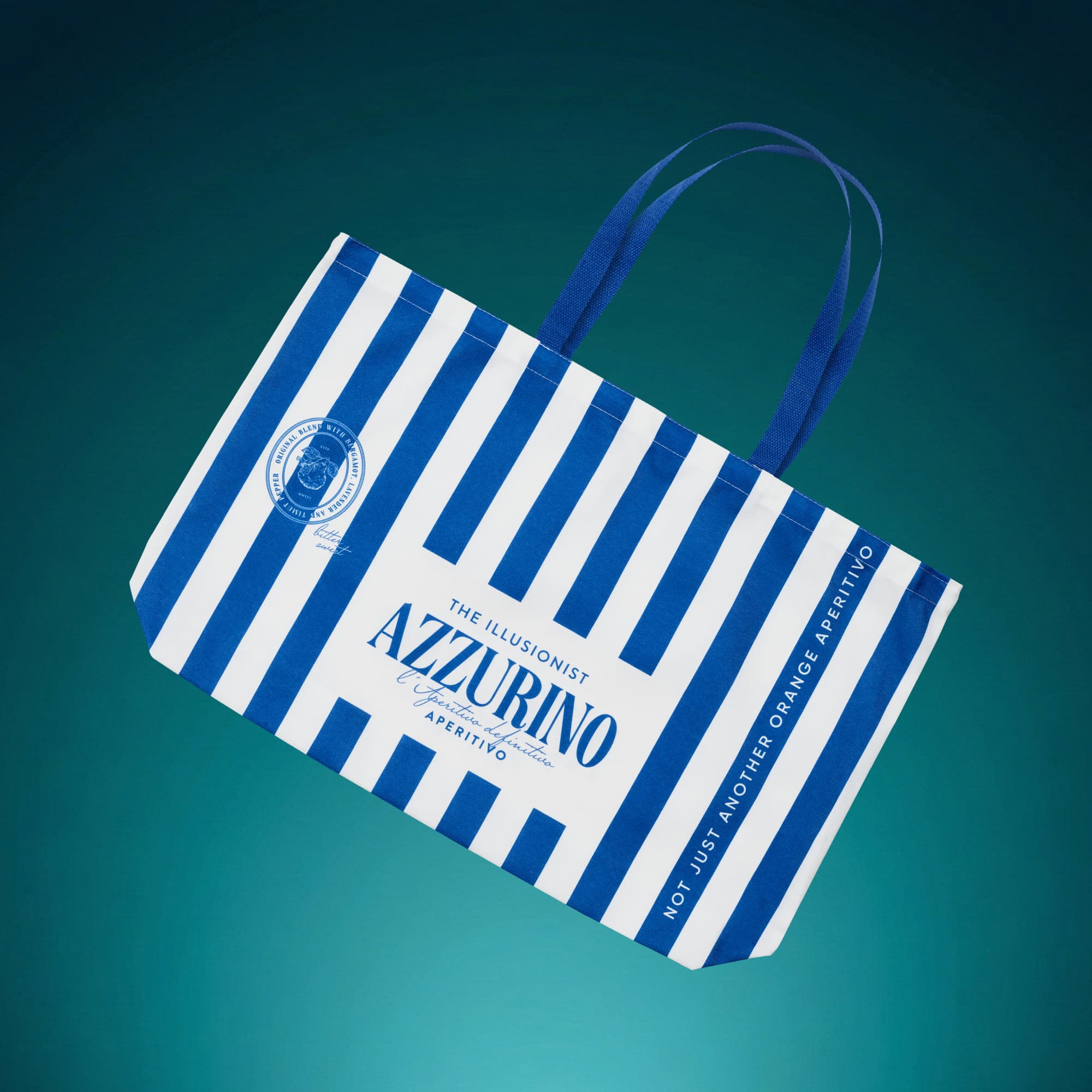 The Illusionist Azzurino Beach Bag Mare 20L Righe Blu