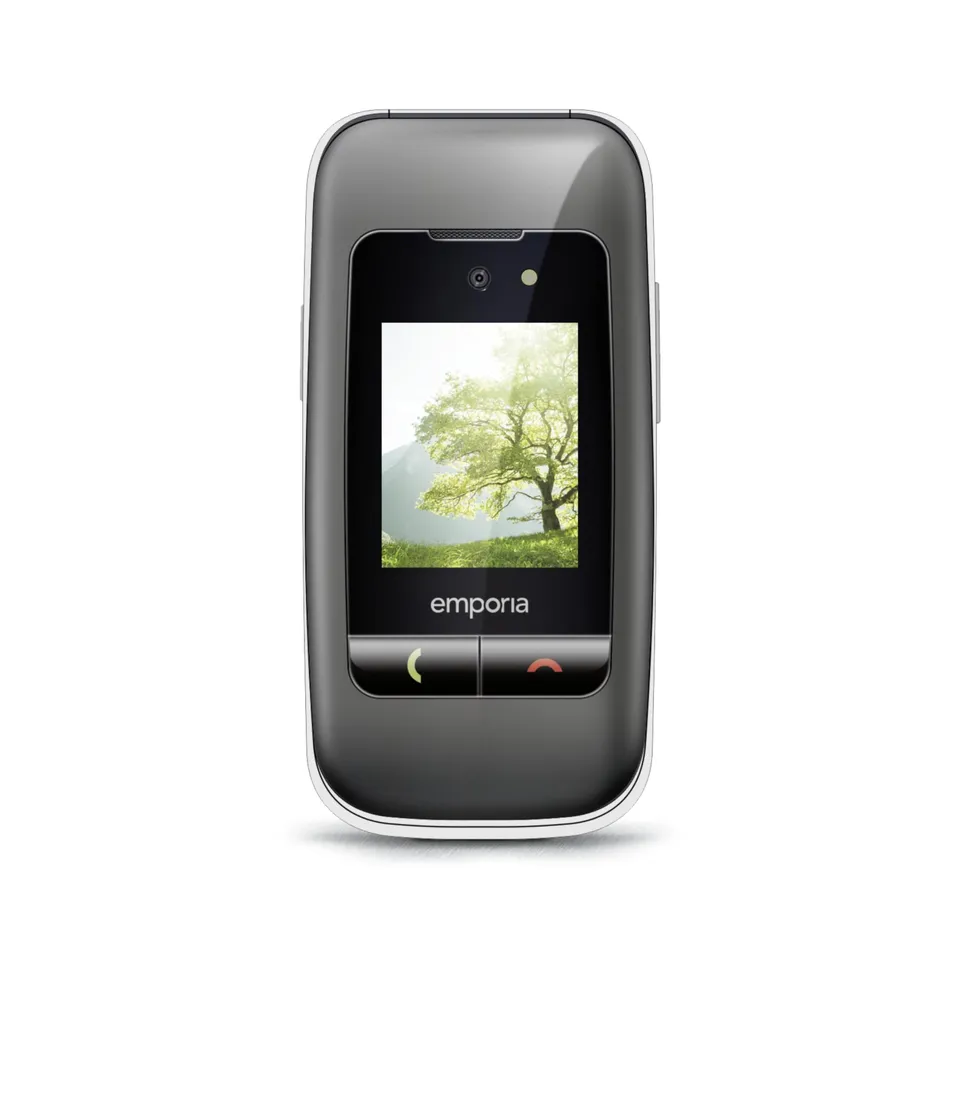 Emporia ONE Telefono pieghevole 2,4" argento emergenza