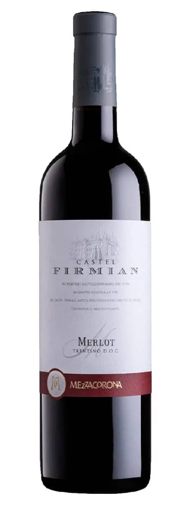 Mezzacorona Castel Firmian Merlot vino rosso frutti di bosco