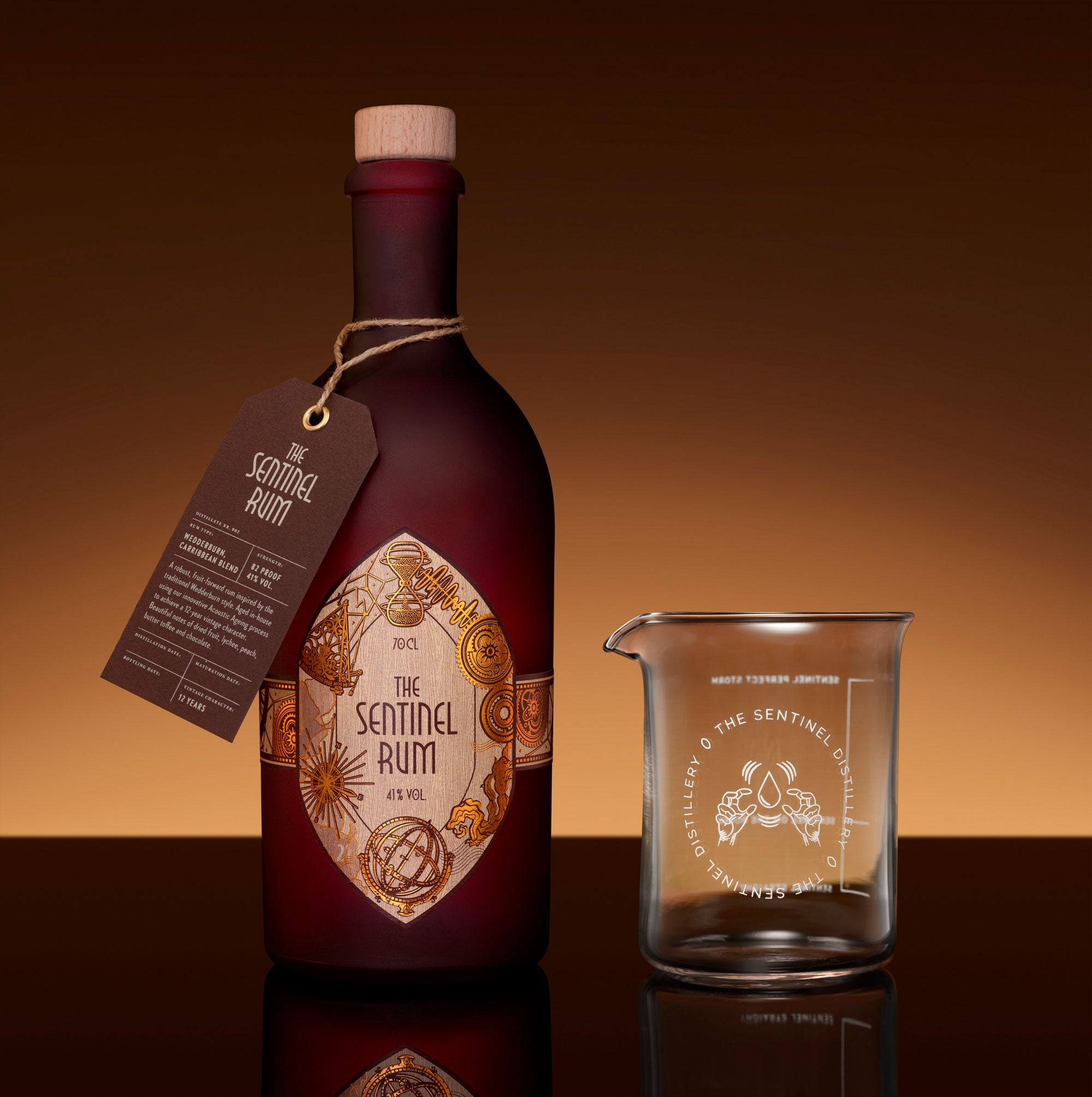 The Illusionist Spirits Bundles Sentinel Rum set 6x700ml + bicchieri