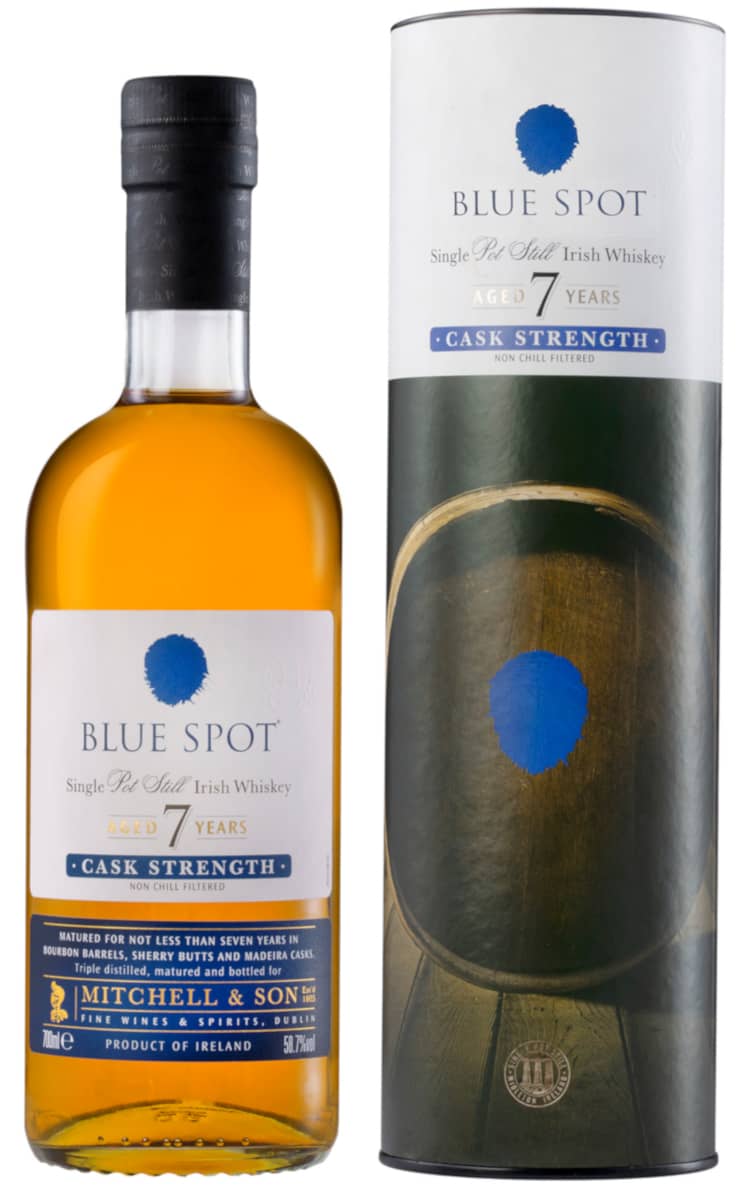 Blue Spot 7 Anni whiskey irlandese single pot still