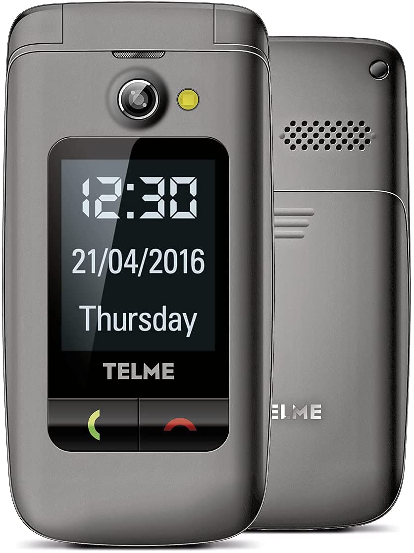 Emporia TELME X200 Telefono a Conchiglia per Anziani Space Grey SOS