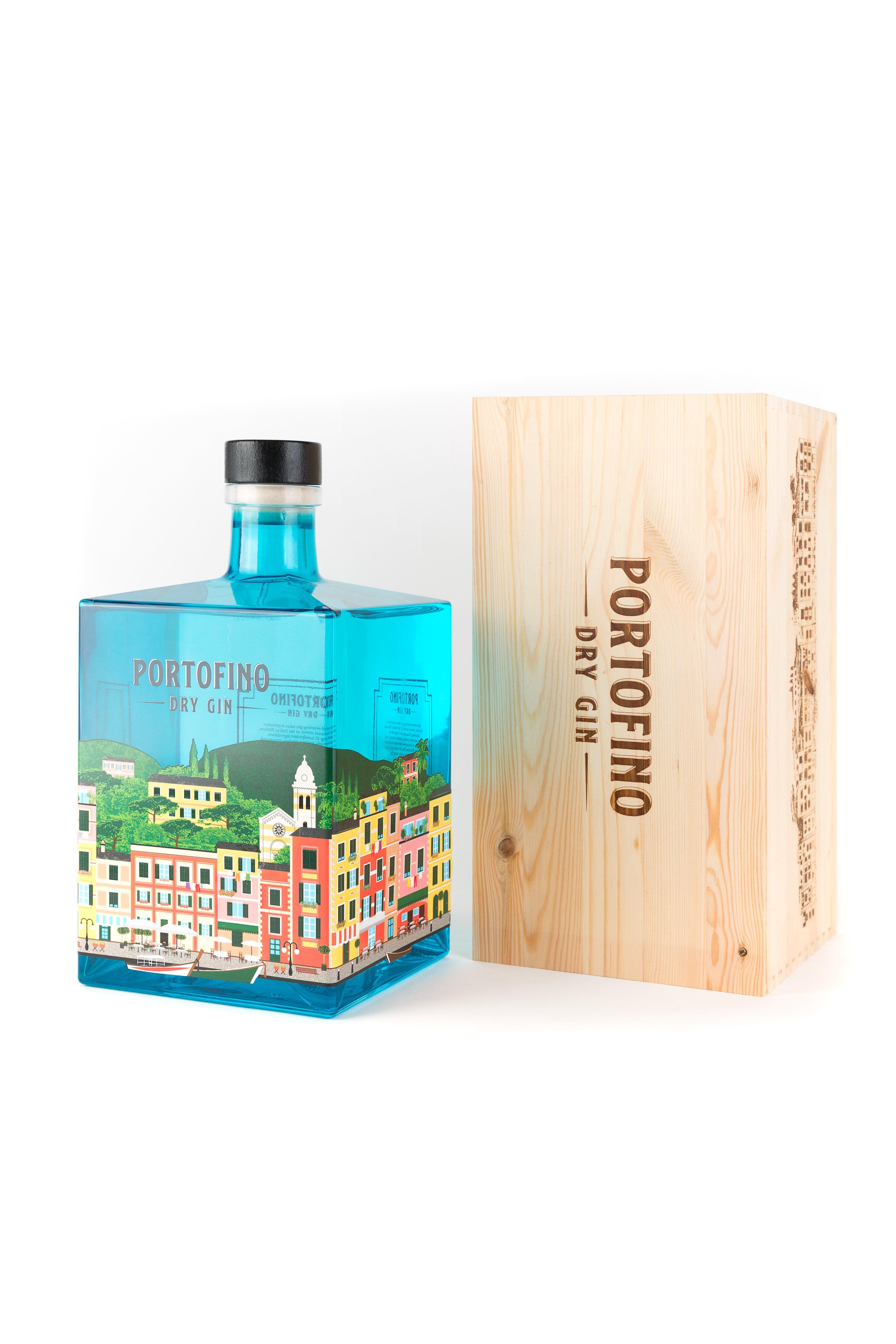 Portofino Il nostro Gin Dry Gin 5 L cassetta legno