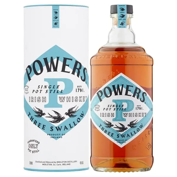 Powers Three Swallow Whiskey irlandese ex bourbon
