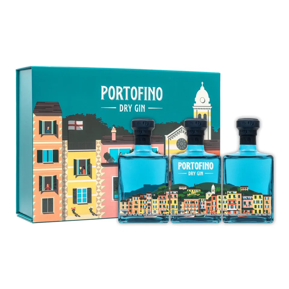 Portofino Panorama confezione regalo gin 3x500 ml Dry