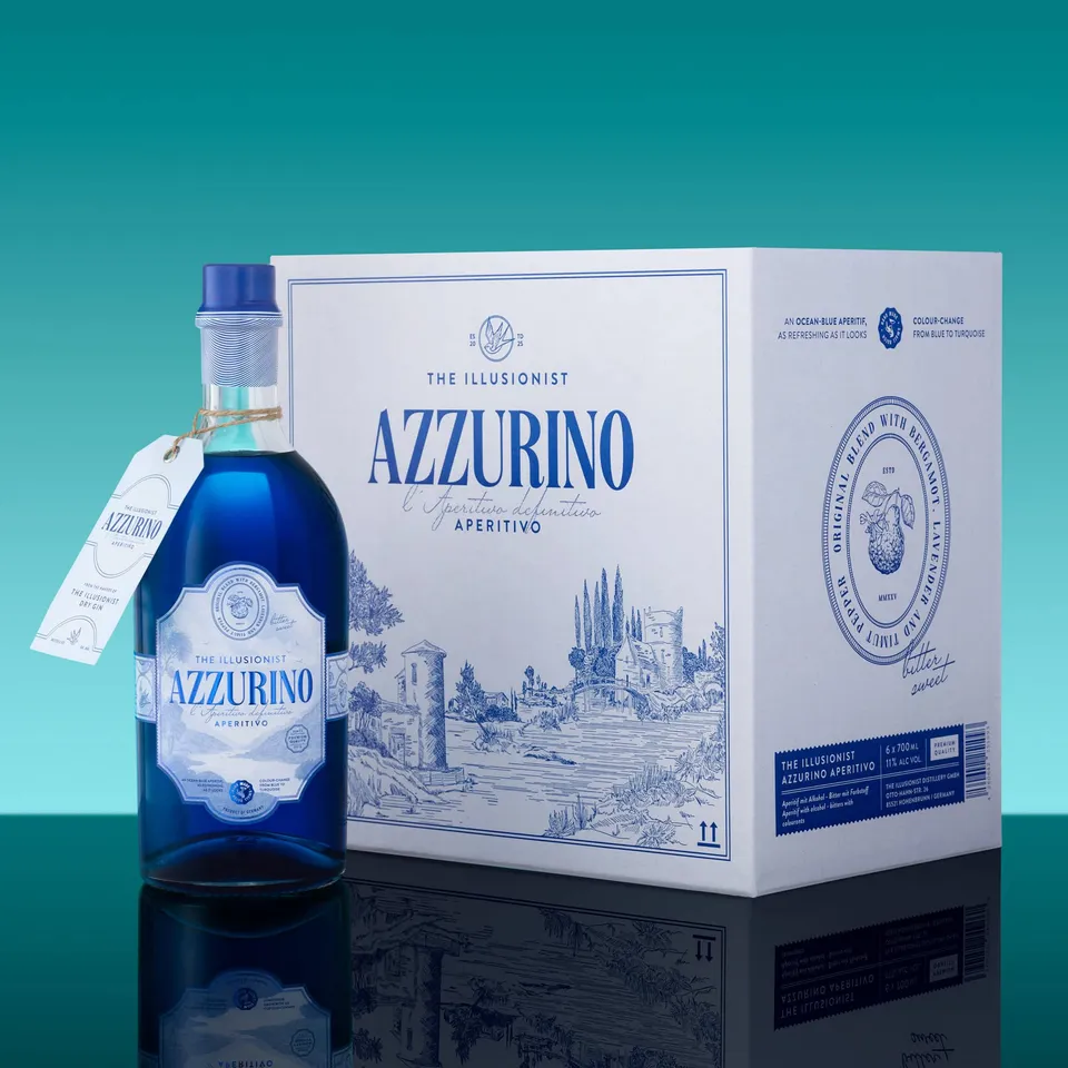 The Illusionist Azzurino aperitivo 6x700 ml 11% bergamotto