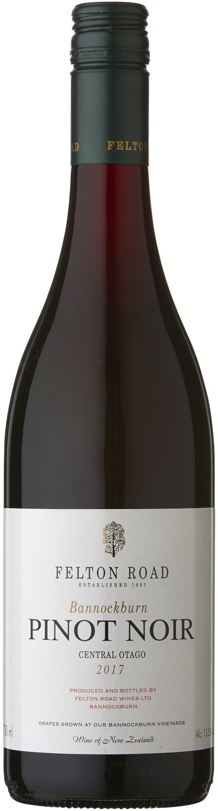 Felton Road Bannockburn Pinot Noir vino rosso vegano