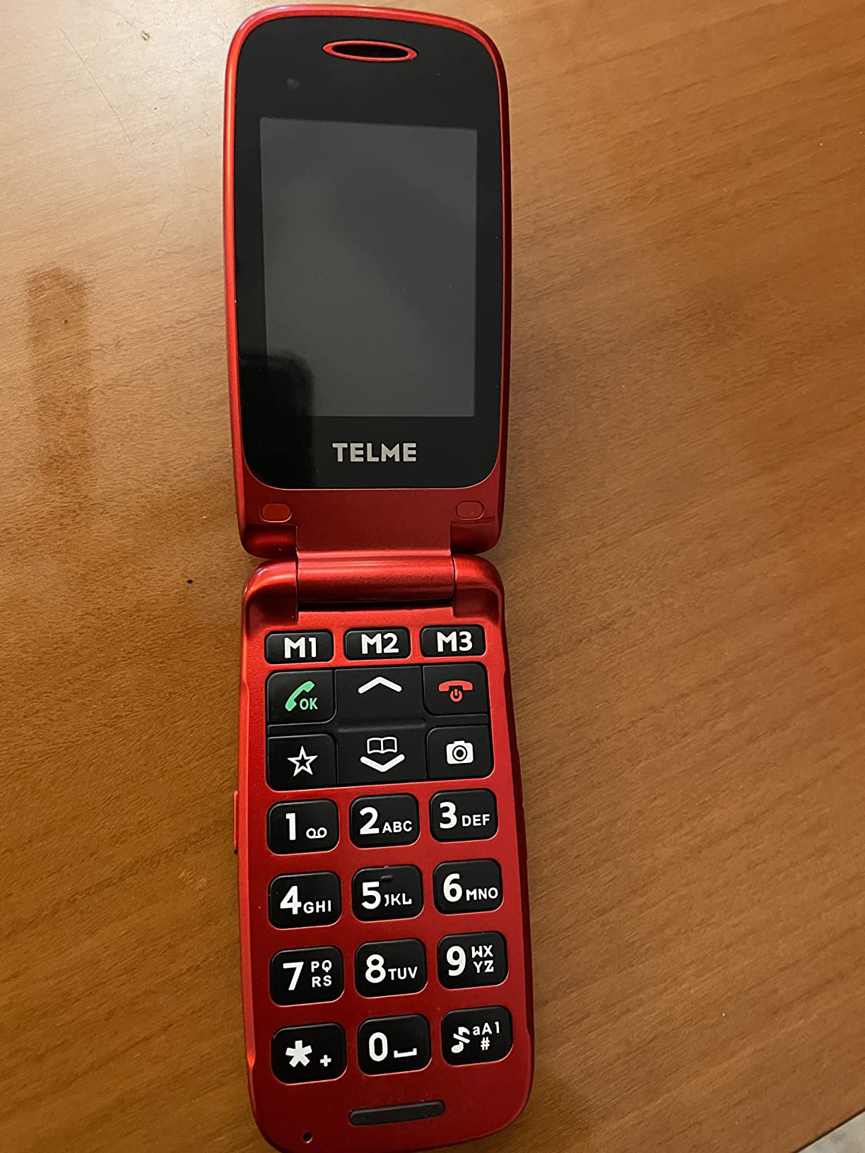 Emporia Telme X200 Telefono conchiglia rosso 2.4" SOS