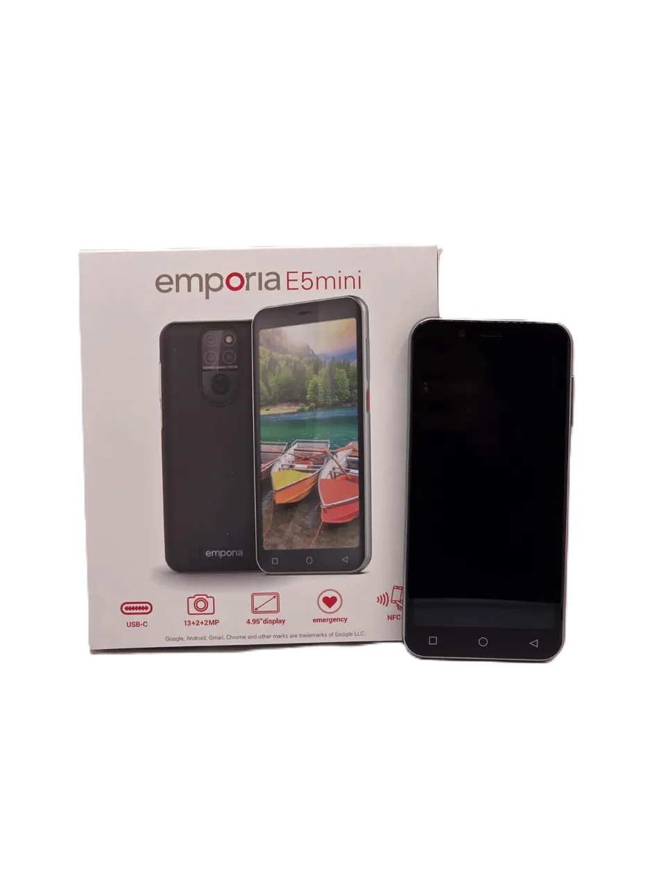 Emporia SMART.5 mini smartphone 64GB nero SOS 13MP