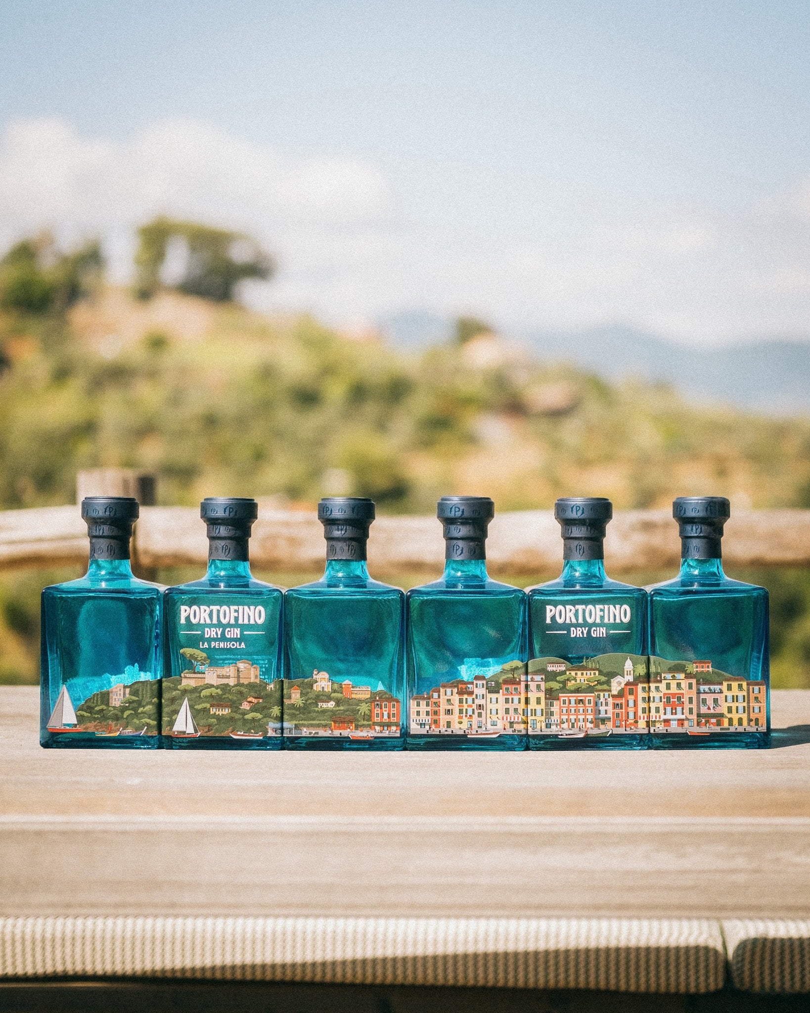 Portofino Gin Dry Gin Panorama Bundle 6x500 ml Edizione Limitata