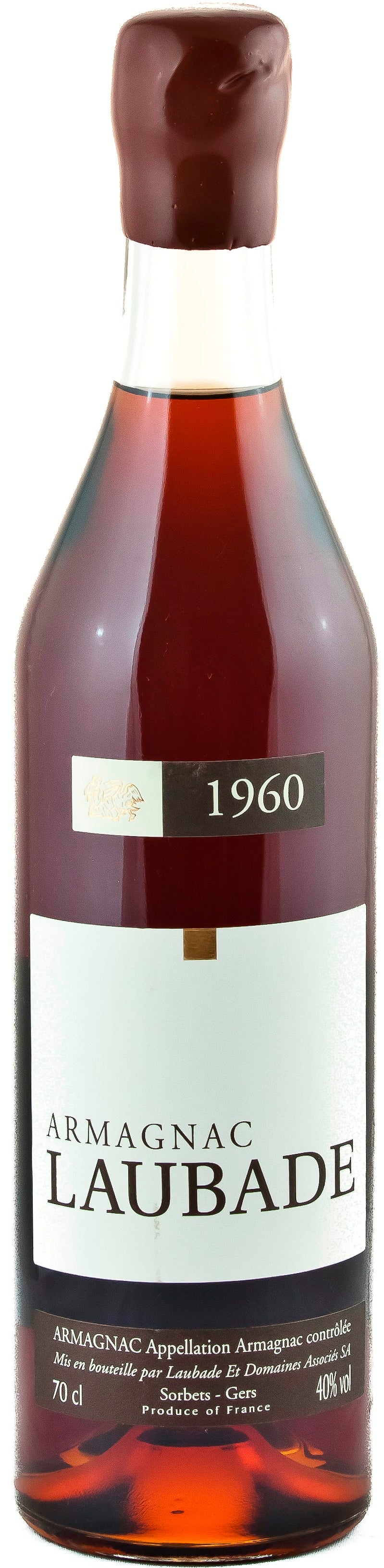 Château de Laubade 1960 Armagnac Brandy 50 cl Legno