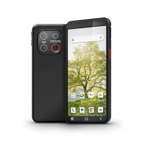Emporia ME7 Smartphone per Anziani Nero 128GB SOS IP54