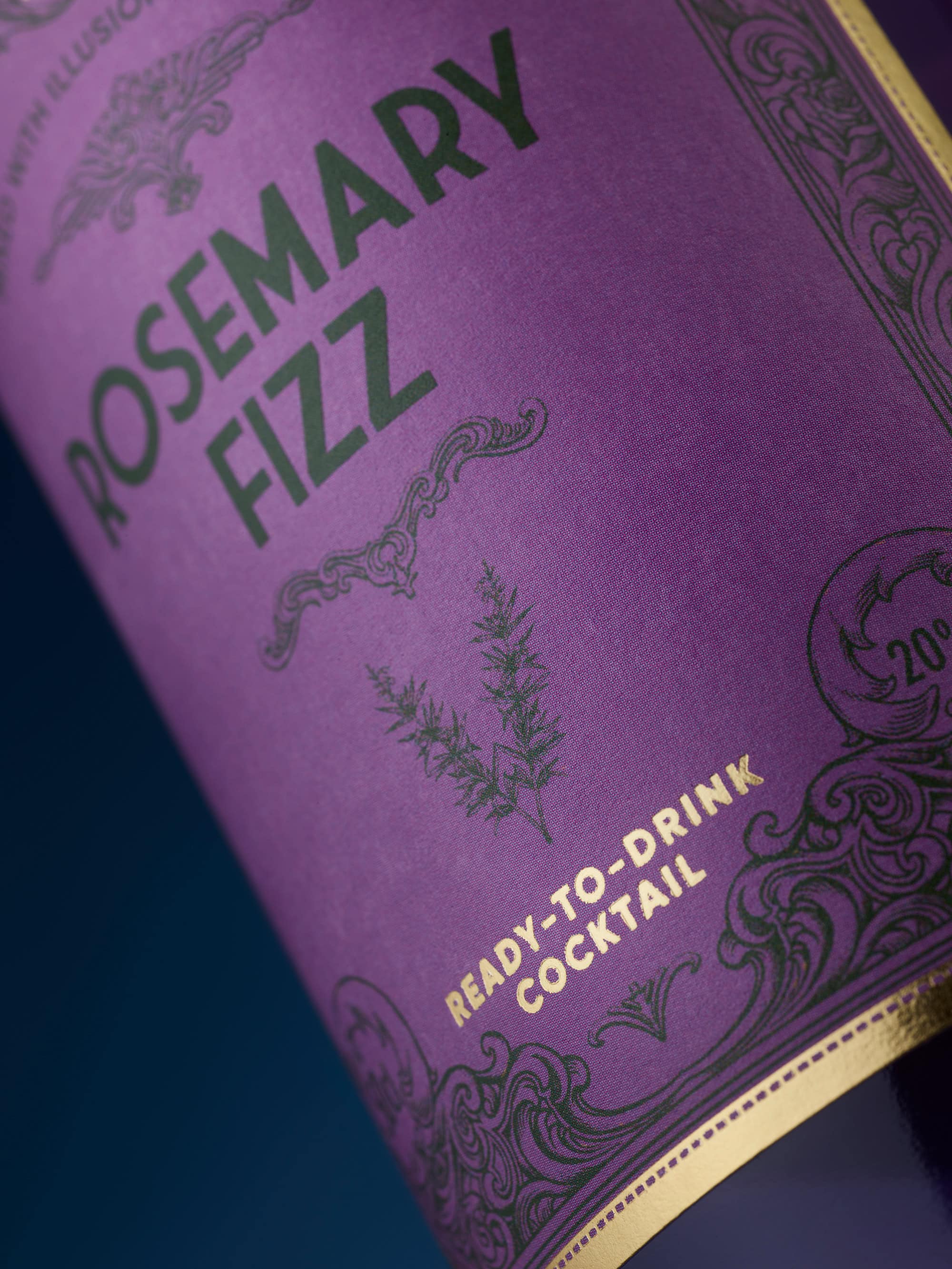 The Illusionist Ready-to-Drink Collection Dry Gin e Rosemary Fizz cocktail 2x50cl