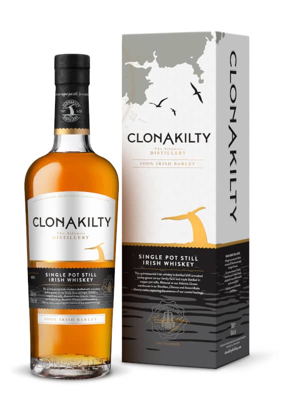 Clonakilty Single Pot Still Whiskey Irlandese Tripla Distillazione Sherry