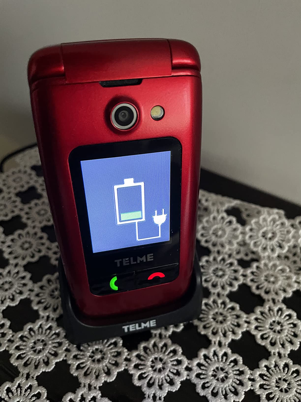 Emporia Telme X200 Telefono conchiglia rosso 2.4" SOS