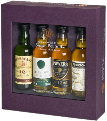 Single Pot Still Whiskey Gift Pack 4x50ml Irlanda