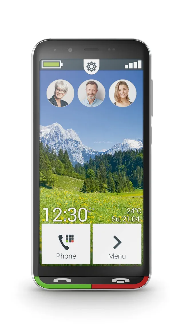Emporia Super Easy Smartphone Anziani Nero 32GB SOS