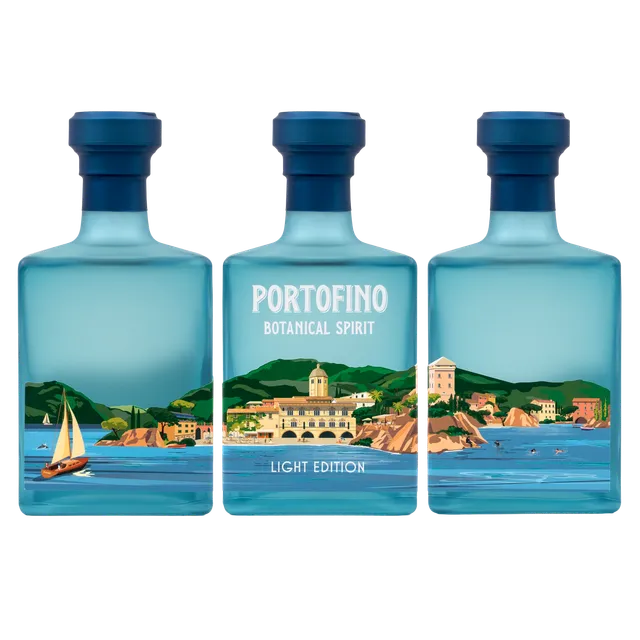 Portofino Gin Bundle Botanical Spirit distillato Light Edition 20%