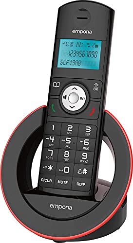Emporia SLF19AB Telefono Cordless DECT Nero con Segreteria