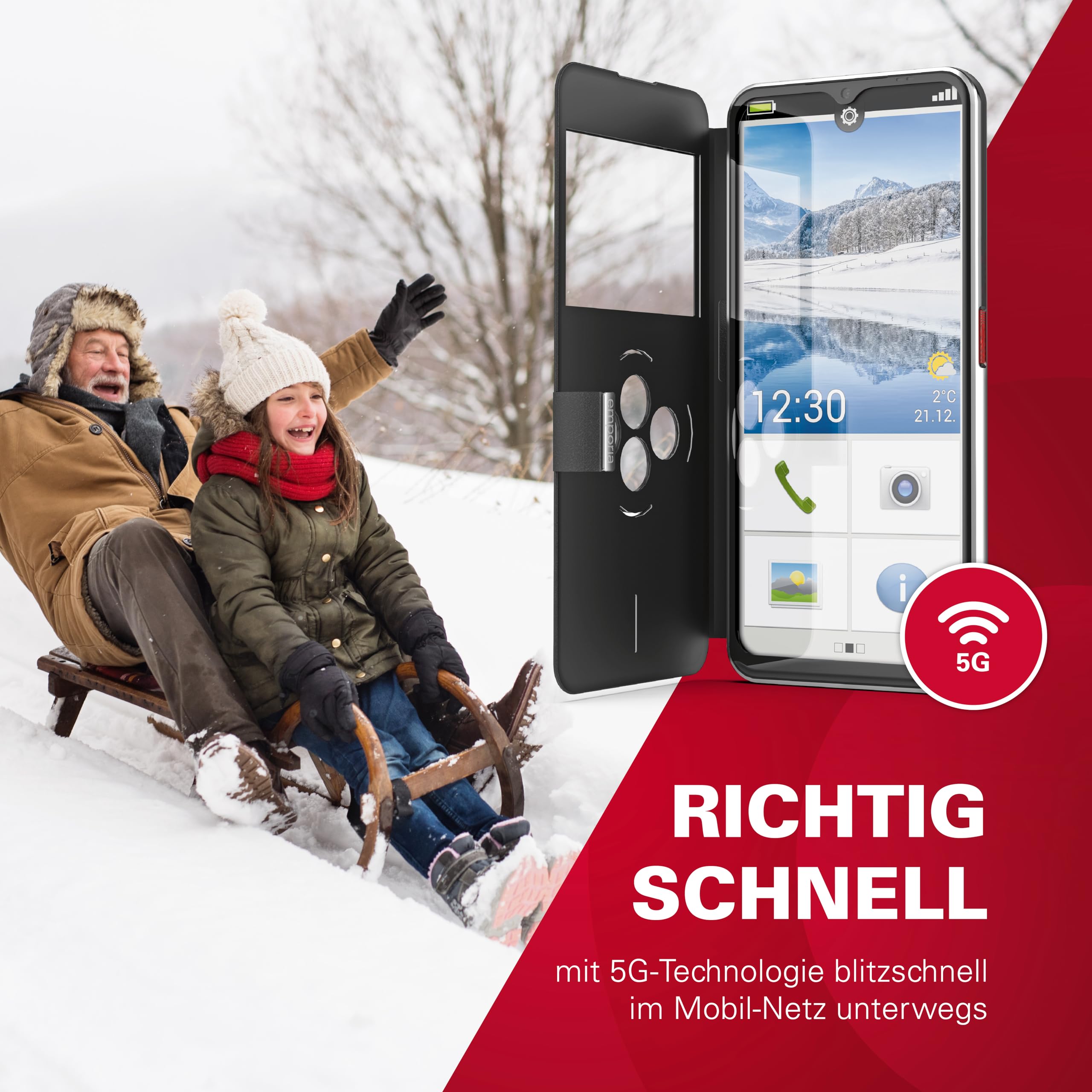 Emporia SMART.6 smartphone 5G 128GB 50MP NFC SOS