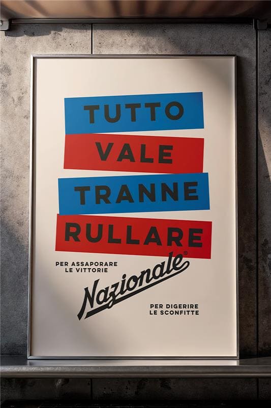 Nazionale Spirito Italiano Tutto vale Stampa Design