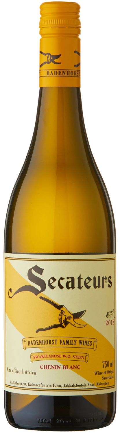 Badenhorst Secateurs Chenin Blanc vino bianco Sudafrica