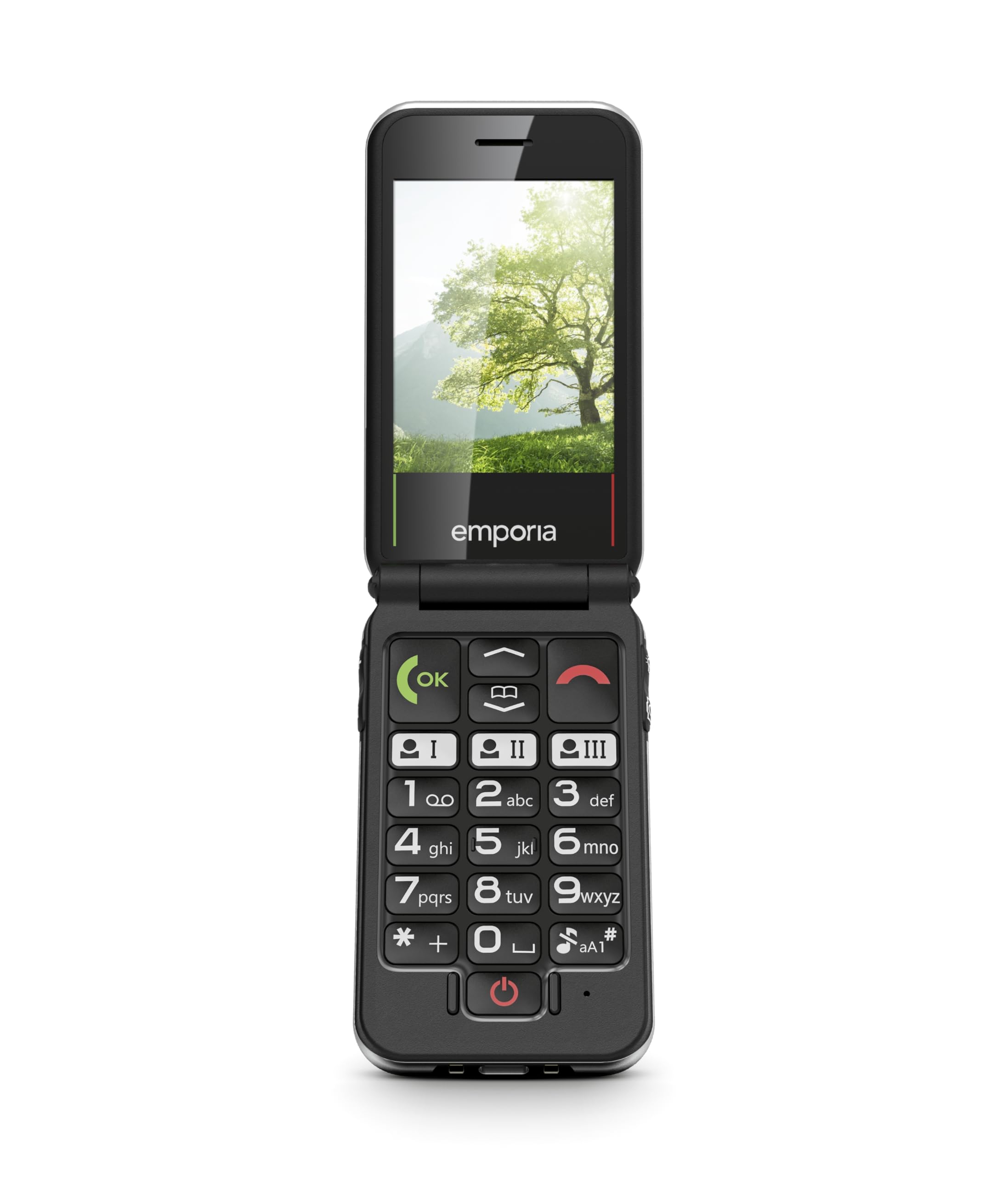 Emporia JOY-LTE Telefono a Conchiglia per Anziani Rosso 2.8"